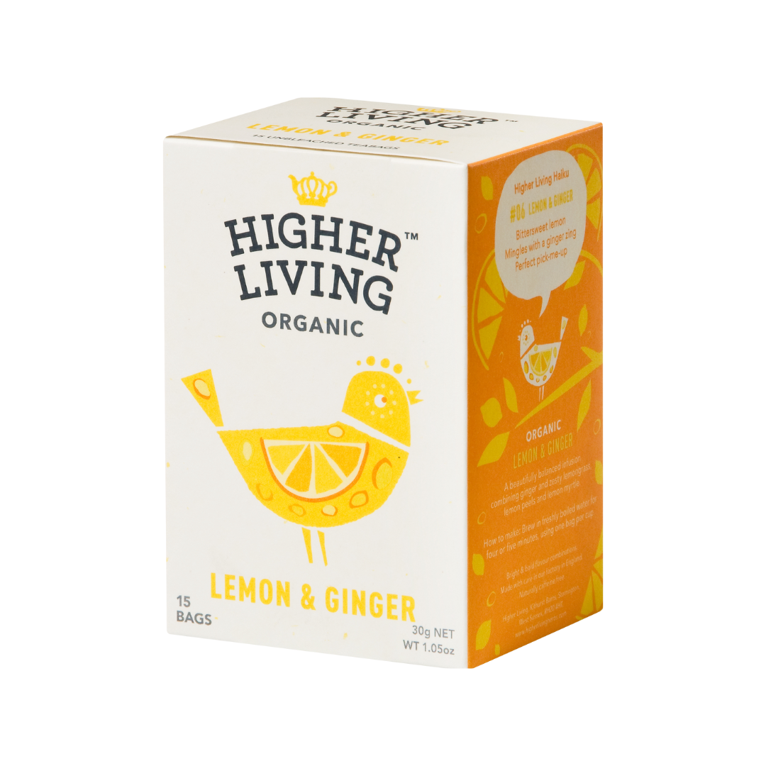 レモンジンジャー有機ハーブティー 15TB