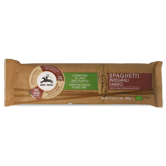 有機全粒粉ファッロ小麦・スパゲッティ 500g