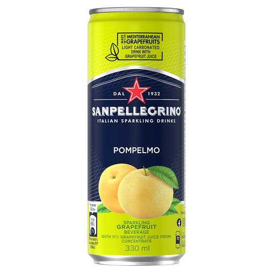イタリアンスパークリングドリンク ポンペルモ(グレープフルーツ)330ml