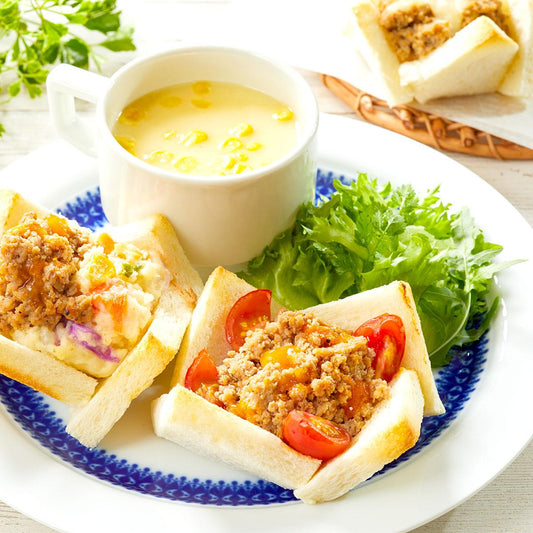 食パンカップグラタン